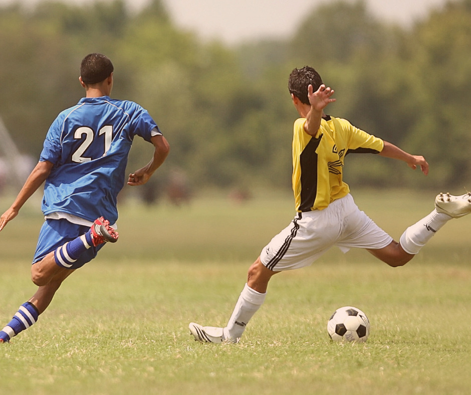 students playing